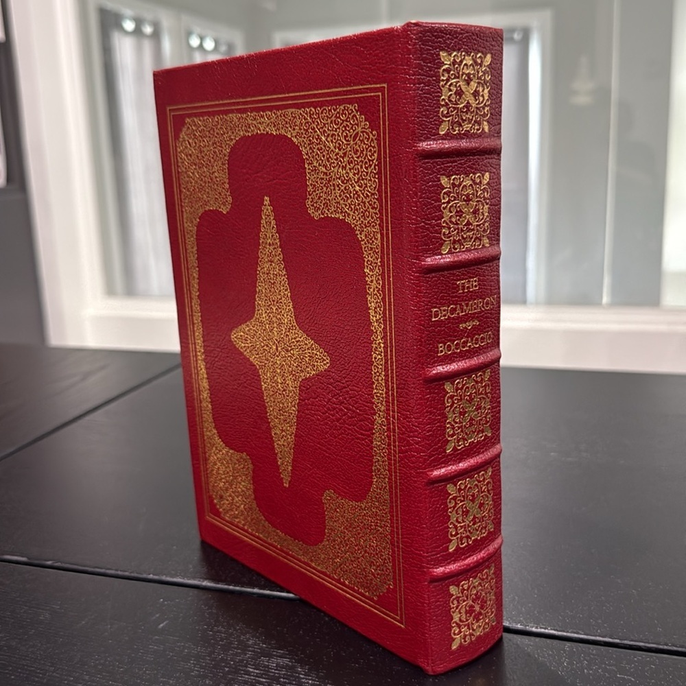 The Decameron by Giovanni Boccaccio Vintage Leather Bound Book - Picture 4 of 12